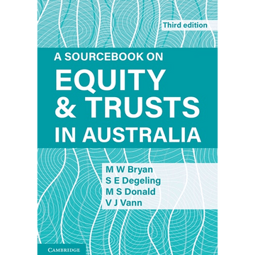A Sourcebook on Equity and Trusts in Australia - download pdf