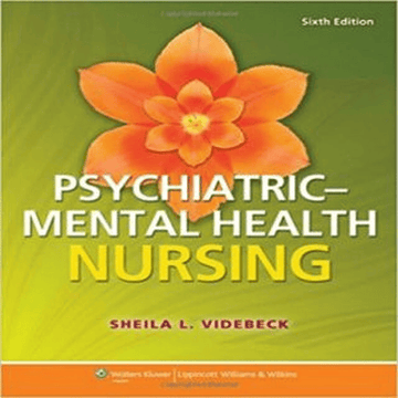 Psychiatric Mental Health Nursing 6th edition by Videbeck Test Bank - download pdf